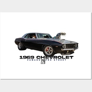 1969 Chevrolet Camaro Z28 Pro Street Posters and Art